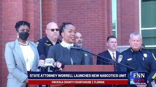 State Attorney Monique Worrell Launches New Narcotics Unit [Full Press Conference] | FNN NEWS