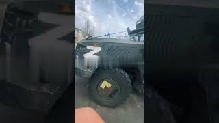 Russian Captured Ukrainian armored car KoZak 2M1 in Ukraine #kyiv #ukraine #киев #украина #київ