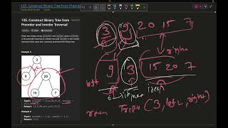 105 Construct Binary Tree from Preorder and Inorder Traversal leetcode using Python