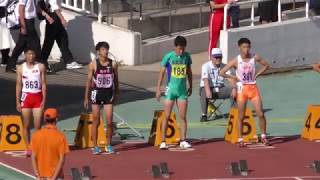 H30　千葉県高校新人　男子110mH　準決勝2組