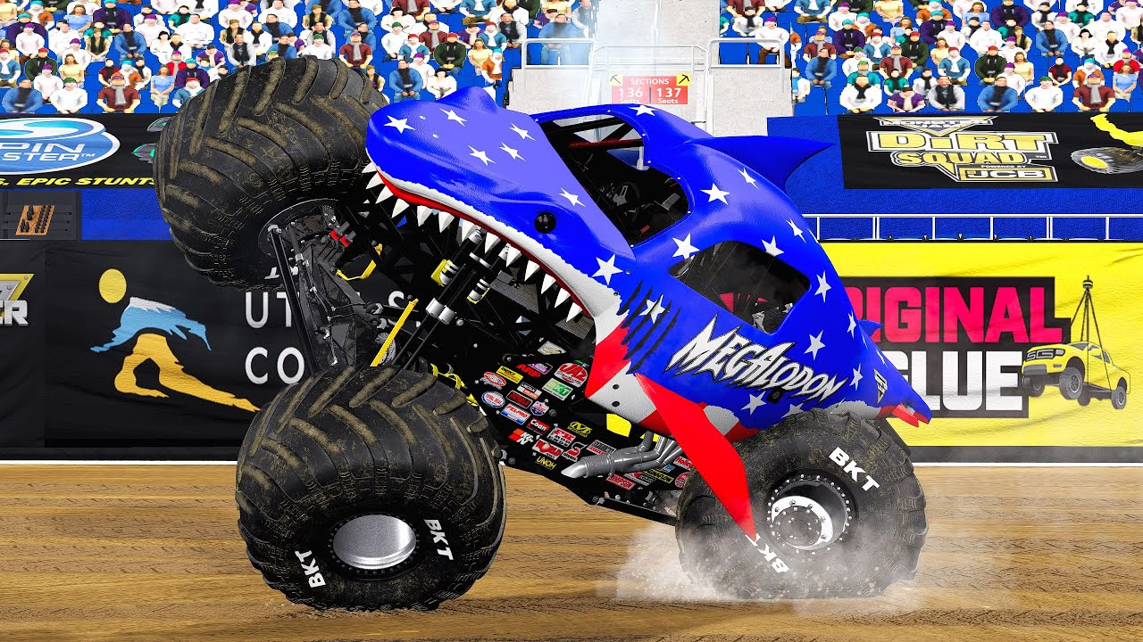 Crazy Crashes Saves Stunts And Skills Beamng Drive Monster Jam