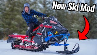 NEW Snowmobile with ONE SKI