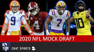 2020 NFL Mock Draft: 1st Round Projections Ft. Joe Burrow, Tua Tagovailoa & Jerry Jeudy