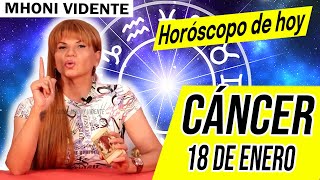 🤑 LLEGA TU SUERTE 🤑 MHONI VIDENTE 🔮 horóscopo DIARIO – horoscopo de hoy CÁNCER 18  de ENERO 2023 ❤️🧡