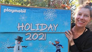 Playmobil Holiday 2021 Surprise Box Unboxing Review #PLAYMOBILHoliday2021