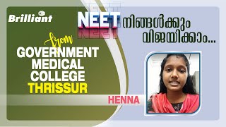 You too can succeed... | Gov. Medical College, Thrissur | Henna | NEET 2022