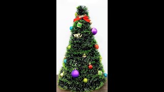 DIY Christmas Tree🌲|  Let's make a simple christmas tree at home #shorts