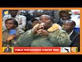 Public Participation discussions of Gachagua's impeachment at Bomas Of Kenya