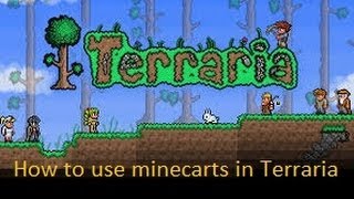 Terraria: How to use Minecart tracks