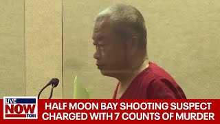 Half Moon Bay shooting suspect charged with 7 counts of murder | LiveNOW from FOX