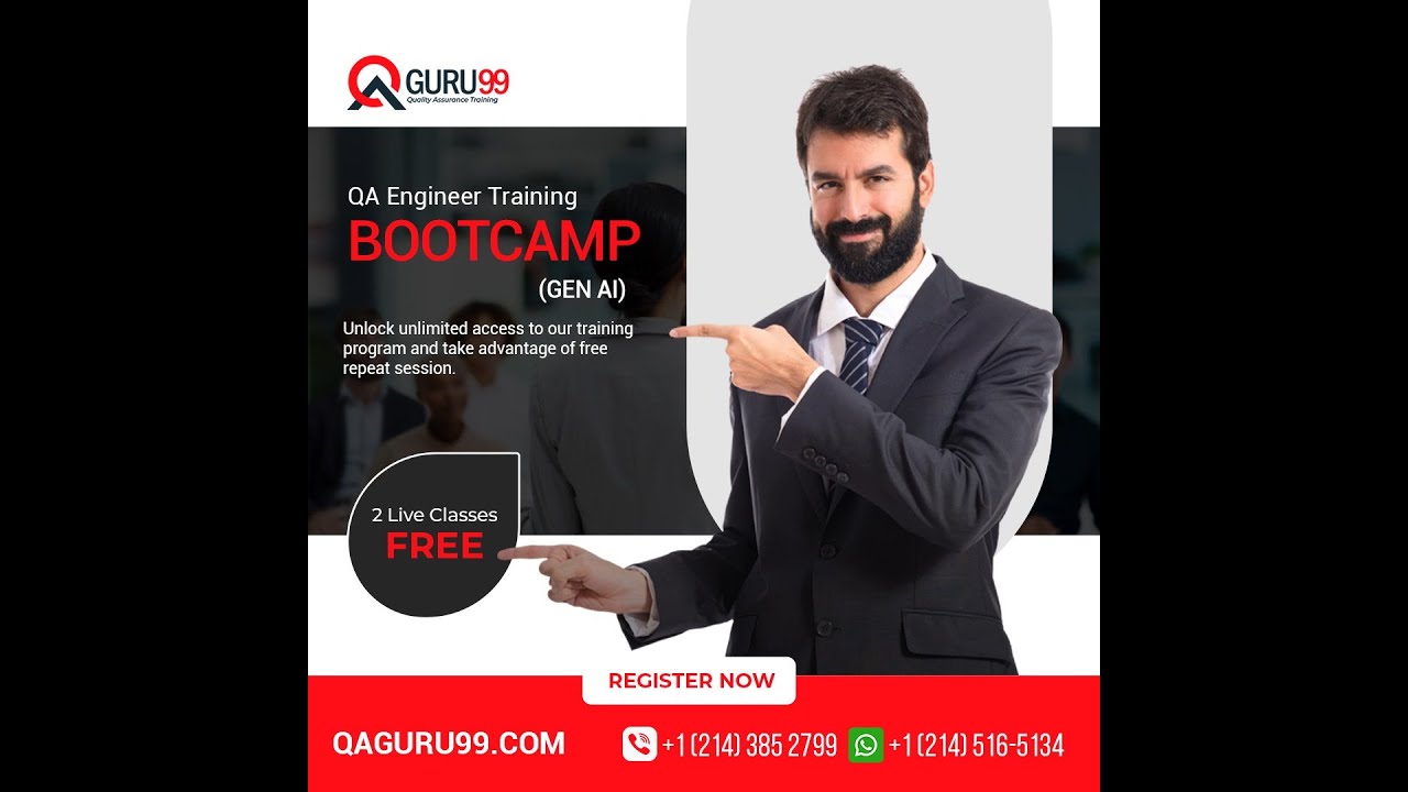 Qa Automation Training Demo Youtube