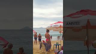 🌴☀️ Walking at the Beach, São Paulo, Brazil #shorts #beach #playa