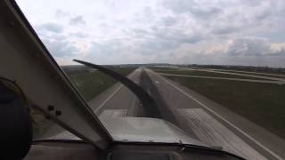 D-EKLH PA28 - EDDS (Stuttgart) Low Approach and Landing