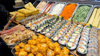 Very popular Korean food in America! Kimbap collection Best 7 - Korean street food