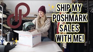 Ship My Sales on Poshmark With Me! See What Sold FAST \u0026 For a GREAT Profit! $$