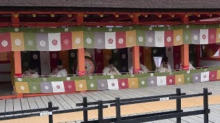 2019宮島厳島神社・地久祭 舞楽 「長慶子」