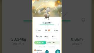 Check Out SHINY Diggersby! Pokémon Go