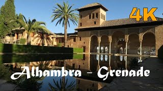 Alhambra de Grenade en 4K - Granada - Andalousie - Espagne