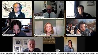 Betty's Notebook Closing Auction Party w/ Verdigris Ensemble, Sam Brukhman and Bryan Brinkman