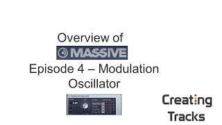 NI Massive Overview - Modulation Oscillator.