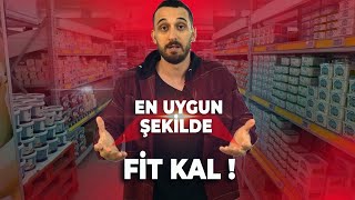 FİT VÜCUT İÇİN EN UYGUN ŞEKİLDE MARKET ALIŞVERİŞİ !