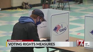 Democrats' voting rights bill votes looming