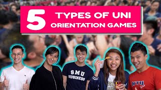 5 Types of University Orientation Games