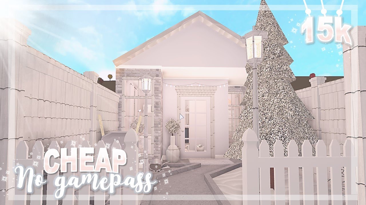 BLOXBURG| Winter No Gamepass Budget House 15k | House Build - YouTube