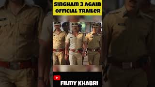 Singham 3 Again Official Trailer😲 #shorts