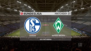 FIFA 20 | Schalke 04 vs Werder Bremen - Bundesliga | 30/05/2020 | 1080p 60FPS