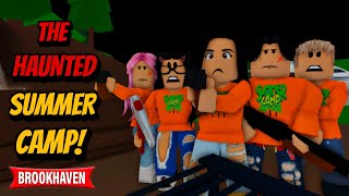 THE HAUNTED SUMMER CAMP IN BROOKHAVEN!!! || A Brookhaven Movie (VOICED) || ROBLOX || CoxoSparkle2