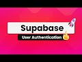 User Authentication with Supabase and React - Storage, Database, Auth