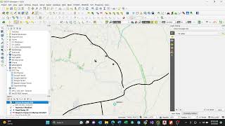 Moving point feature using QGIS