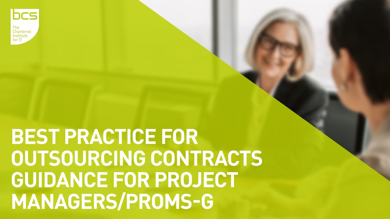 Best Practice For Outsourcing Contracts | Guidance For Project Managers ...