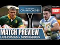 Argentina v Springboks Game 1 Preview - Rugby Championship 2024