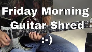 A Little "Shred" Guitar Jam by Steve Stine