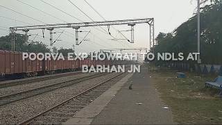 Poorva Express High speed blast....110kmph..