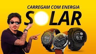 Pode JOGAR FORA seu carregador: Os NOVOS RELÓGIOS que carregam por ENERGIA SOLAR