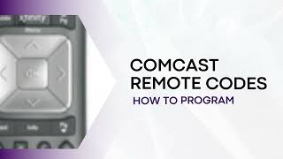 How To Program A Comcast Xfinity Remote By Using A Universal Remote Codes