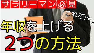 皆知らない年収の上げ方2つの方法！給料の高い仕事をしろ！解説してみた【サラリーマン必見】