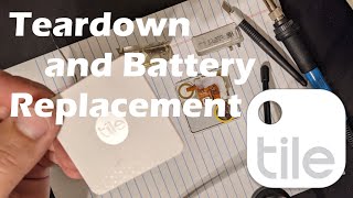 Tile Slim teardown and battery replacement