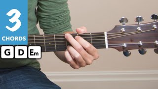 Oasis "Songbird" Easy 3 chord Beginner Guitar Songs (How to play Guitar)