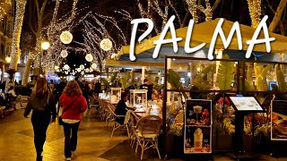 PALMA 🇪🇦 Christmas walk | MALLORCA island |Spain 2024