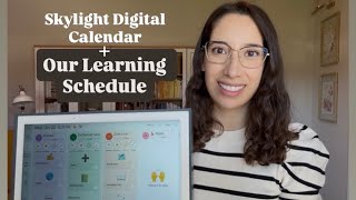 Our Homeschool Schedule | How We Use the Skylight Calendar for Visual Routine & Reward System✨
