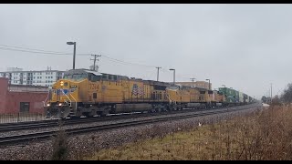 New years eve Railfanning in Lombard IL 31/12/24