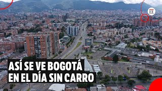 Día sin carro y sin moto: así se ve Bogotá al mediodía | El Espectador