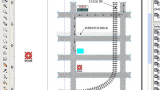 234.Maps with CorelDRAW 4/4 การวาดแผนที่ วาดมาร์ค จุดเด่น ย่อขยายถนน