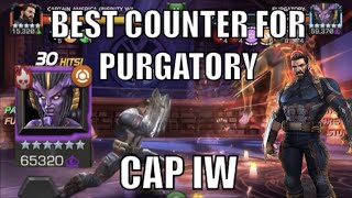 CAVALIER DIFFICULTY: Cap Infinity War DESTROYS Purgatory! | Marvel Contest of Champions