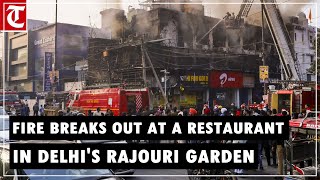 Fire breaks out at a restaurant in Delhi's Rajouri Garden, one woman injured