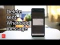How to delete WhatsApp message send to a wrong contact